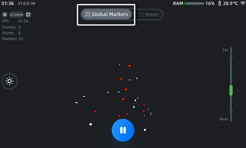 EinScan Rigil Global-Marker-Alignment