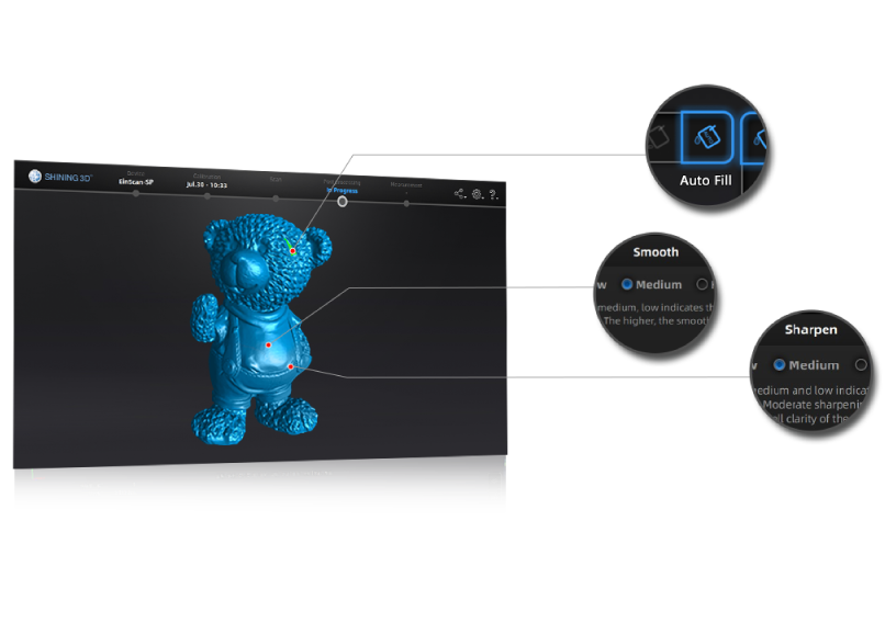 EinScan SP V2 Stable and Reliable Results