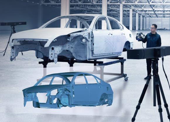 FreeScan Trak Pro2 Supports Both Optical Tracking and Marker Scanning