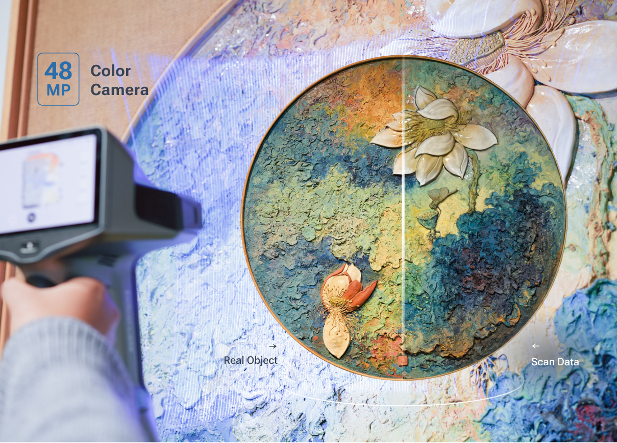 EinScan Libre - Full-color scan with 48 MP camera